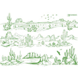 Desert Underglaze Transfer