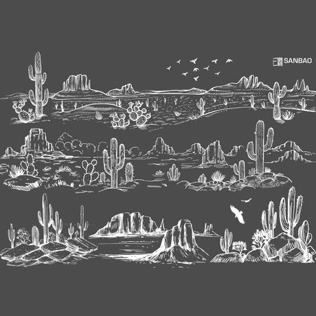 Desert Underglaze Transfer