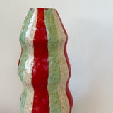 Large Striped Vase | Madeleine Schmidt