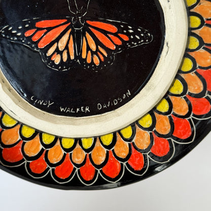 Monarch Plate | Cindy Walker Davidson