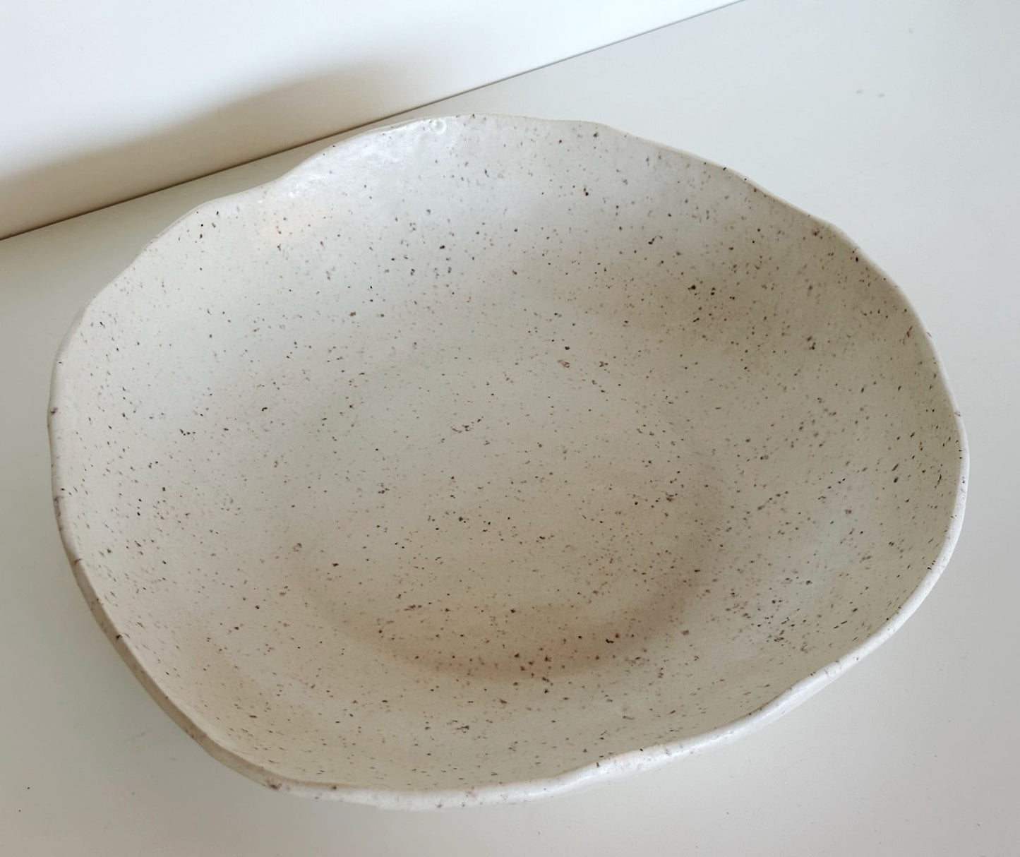 Off White Speckled Bowl | KH Pottery