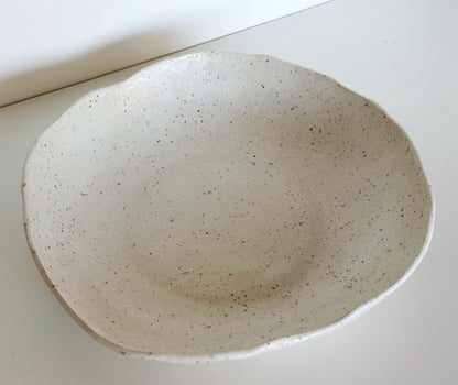 Off White Speckled Bowl | KH Pottery