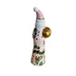 LIMITED! Hand Painted Holly and Floral Santa with 22K Gold Accents
