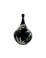 Spiderweb Teardrop Jar in Black