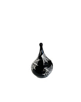 Spiderweb Teardrop Jar in Black