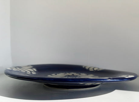 Cobalt Blue Flower Plate | Cindy Walker Davidson