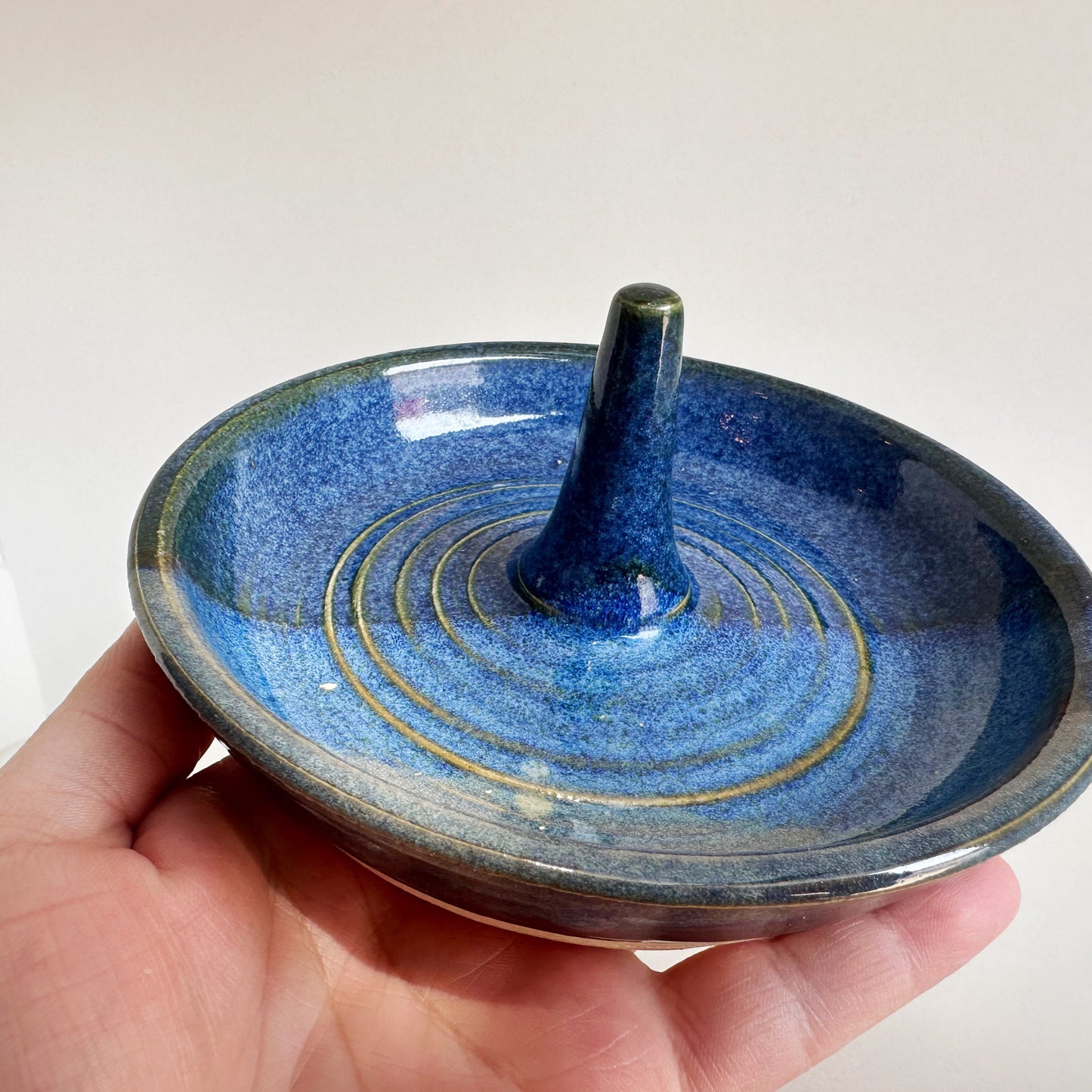 Blue Ring Dish | Gunia Ceramics Co