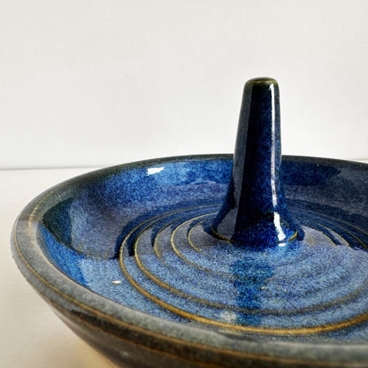 Blue Ring Dish | Gunia Ceramics Co