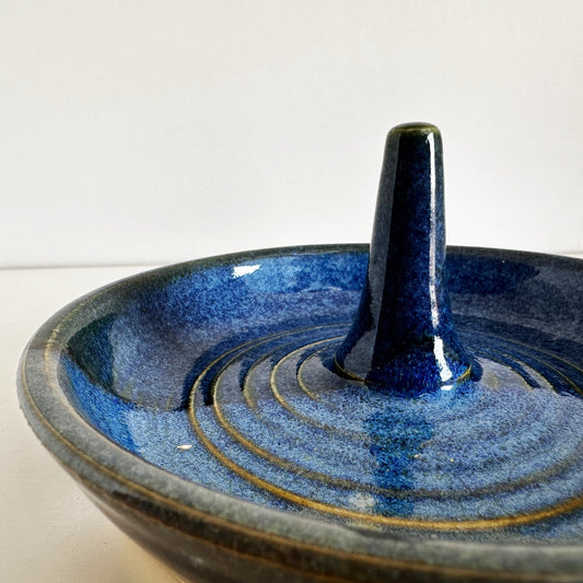 Blue Ring Dish | Gunia Ceramics Co