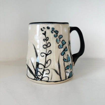 Bunny Pops Up Mug | Muddy Paws Pottery