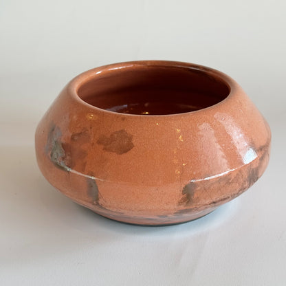 Terra Cotta Santa Fe Raku Bowl | Jim Pratt - Tulsa Clay