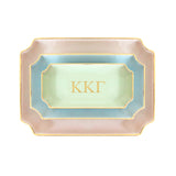 Kappa Kappa Gamma Gold Monogram Decorative Tray