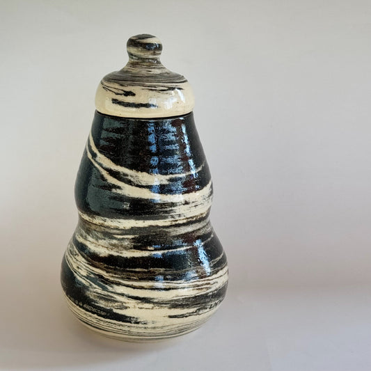 Large Swirled Jar | Katie Brown