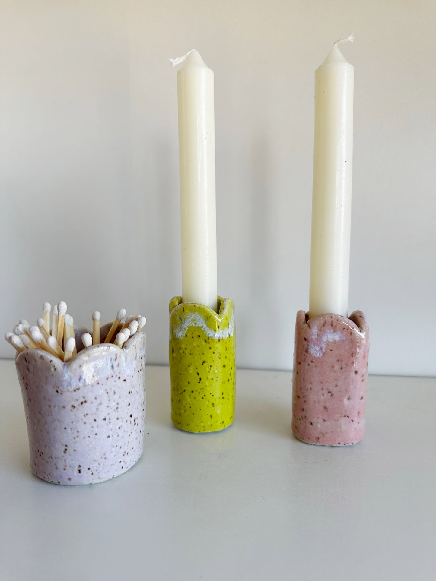 Candle Holders & Match Strike | Madeleine Schmidt