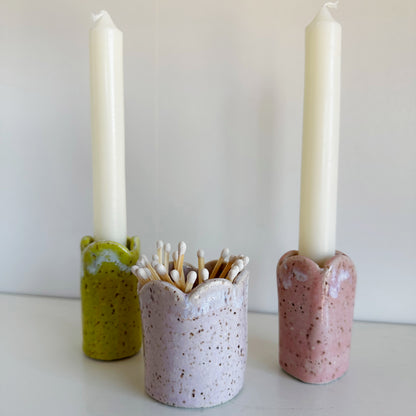 Candle Holders & Match Strike | Madeleine Schmidt