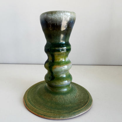 Blue Green Candlestick Holders | Once & Future Things