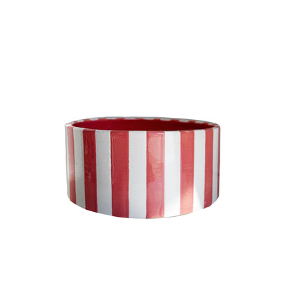 Big Top Stripes Handpoured Candle & Vase