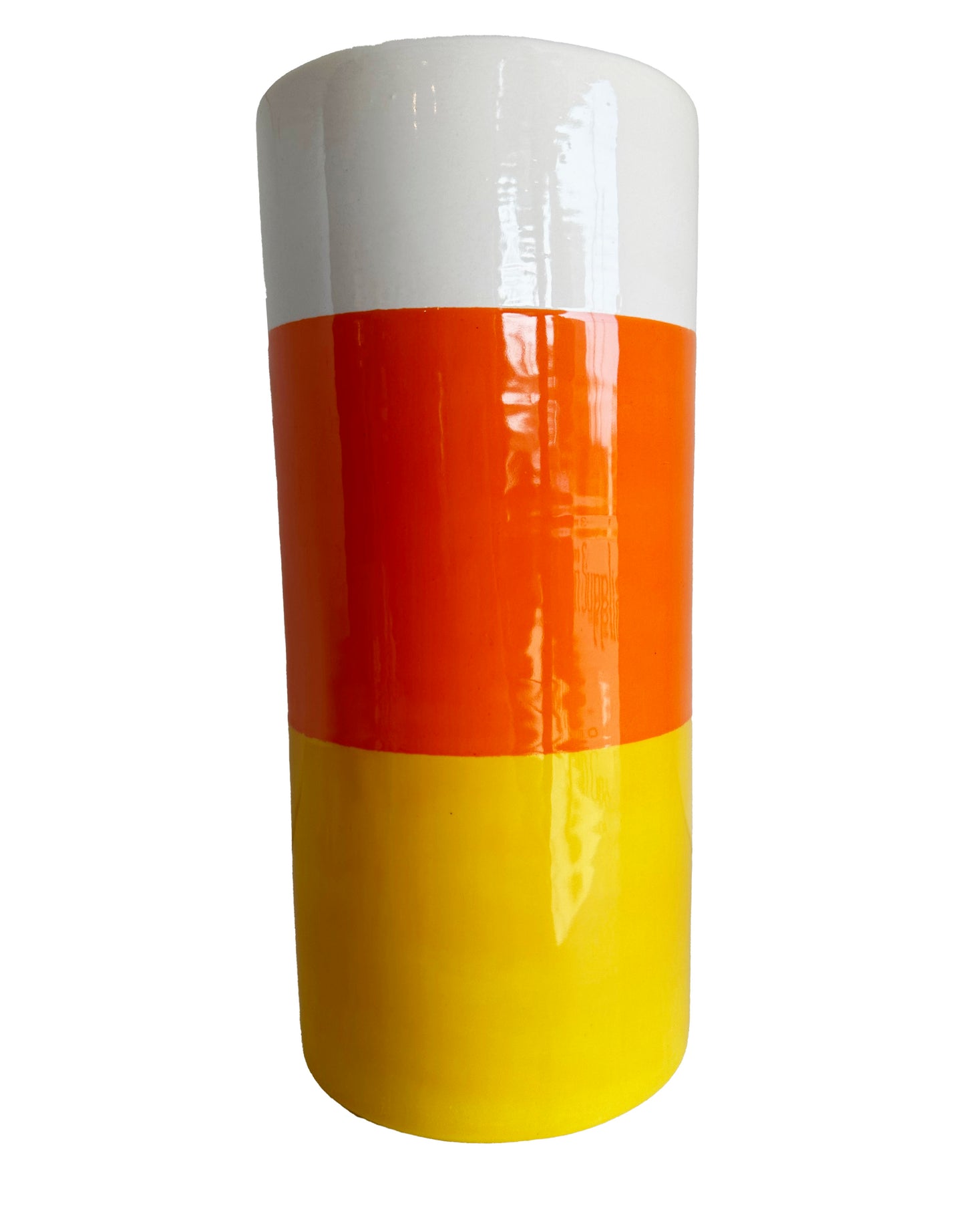 Candy Corn Column Vase