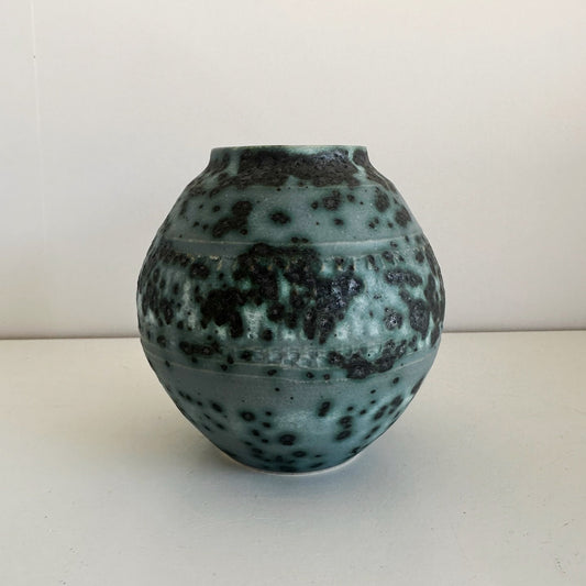 Moonscape Carved Vase | Pottery by Mike