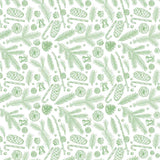 Bells & Holly Underglaze Transfer