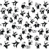 Dancing Santa Underglaze Transfer