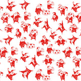 Dancing Santa Underglaze Transfer