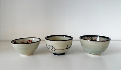 Cherry Small Bowls | Muddy Paws Pottery