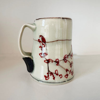 Cherry Mug | Muddy Paws Pottery