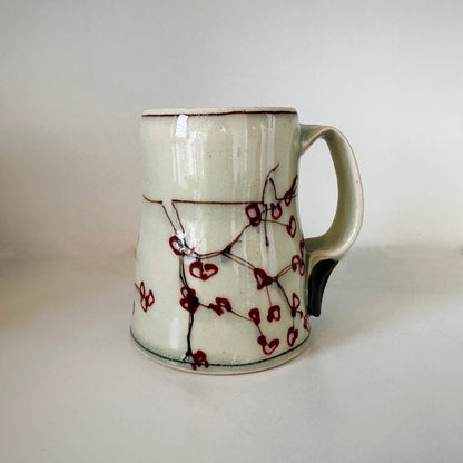 Cherry Mug | Muddy Paws Pottery