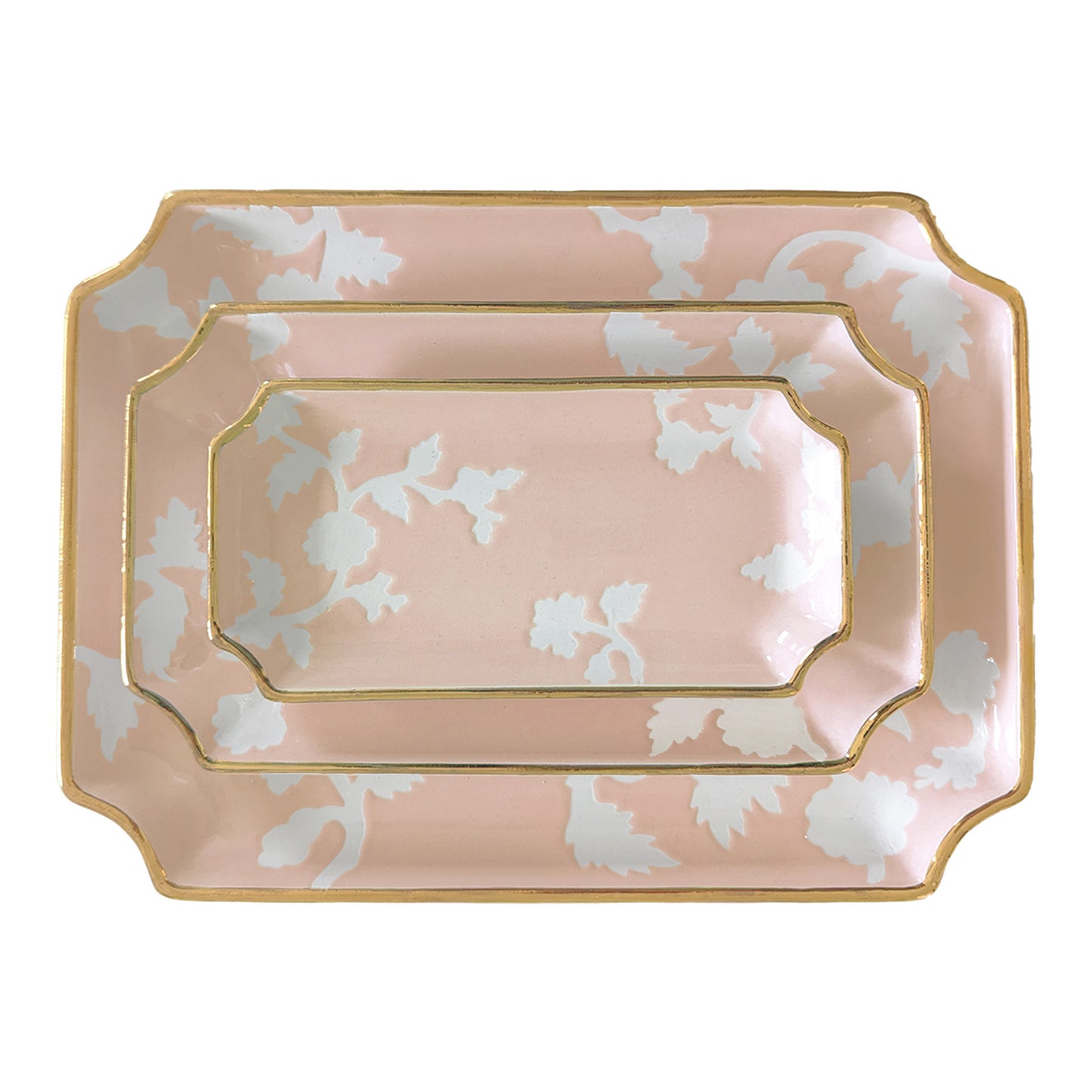Chinoiserie Dreams Trays with Gold Accent