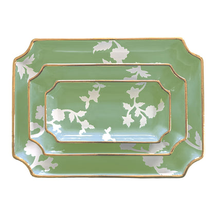 Chinoiserie Dreams Trays with Gold Accent