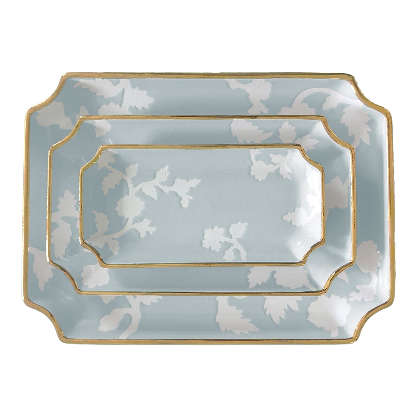 Chinoiserie Dreams Trays with Gold Accent | Wholesale