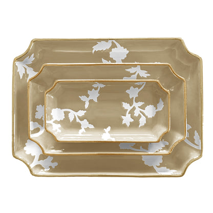 Chinoiserie Dreams Trays with Gold Accent