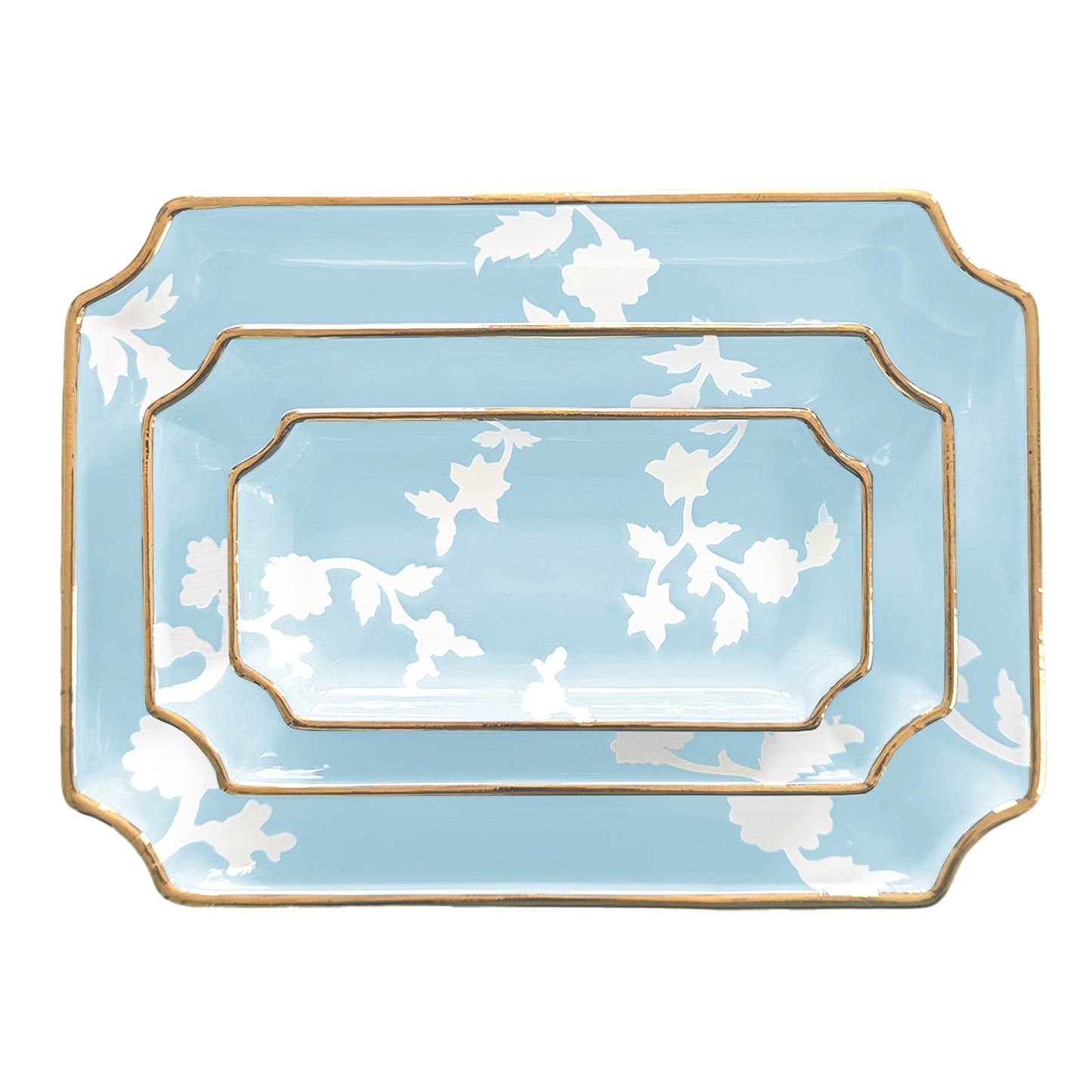 Chinoiserie Dreams Trays with Gold Accent | Wholesale