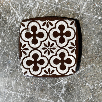 Chocolate Ceramic Coasters | Trisha Boatright