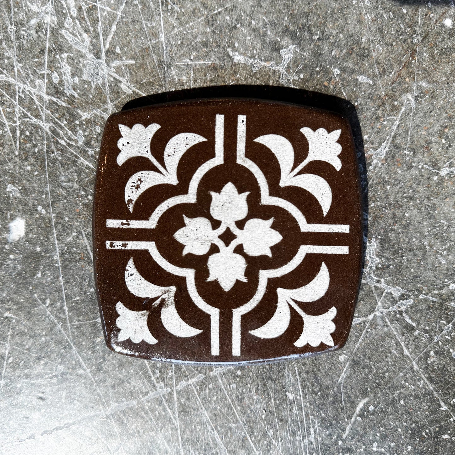 Chocolate Ceramic Coasters | Trisha Boatright