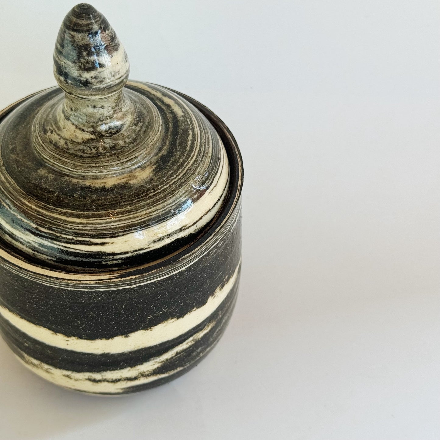 Medium Swirled Jar | Katie Brown