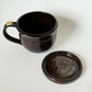 Large Teacup & Coaster | Panther Pots by Ayden Krzmarzick