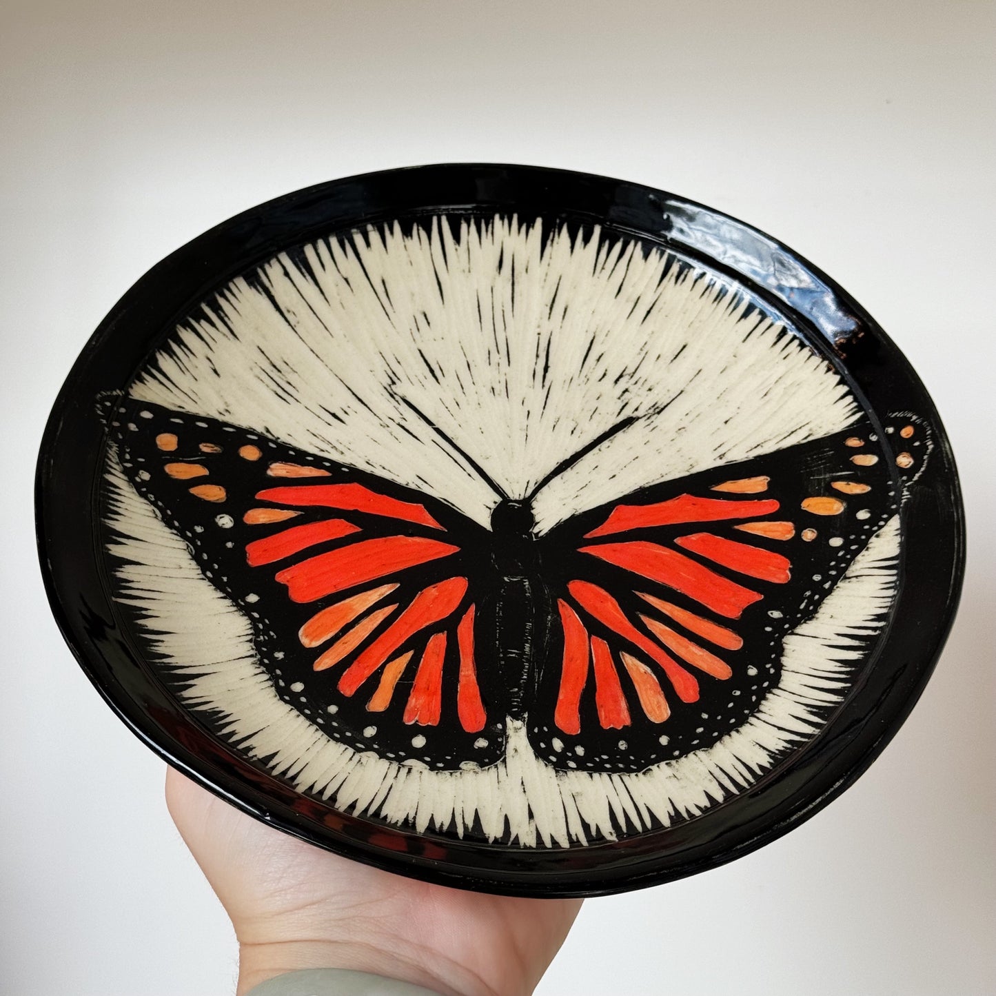 Monarch Plate | Cindy Walker Davidson