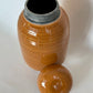 Amber Crackle Lidded Pot | Pottery by Mike
