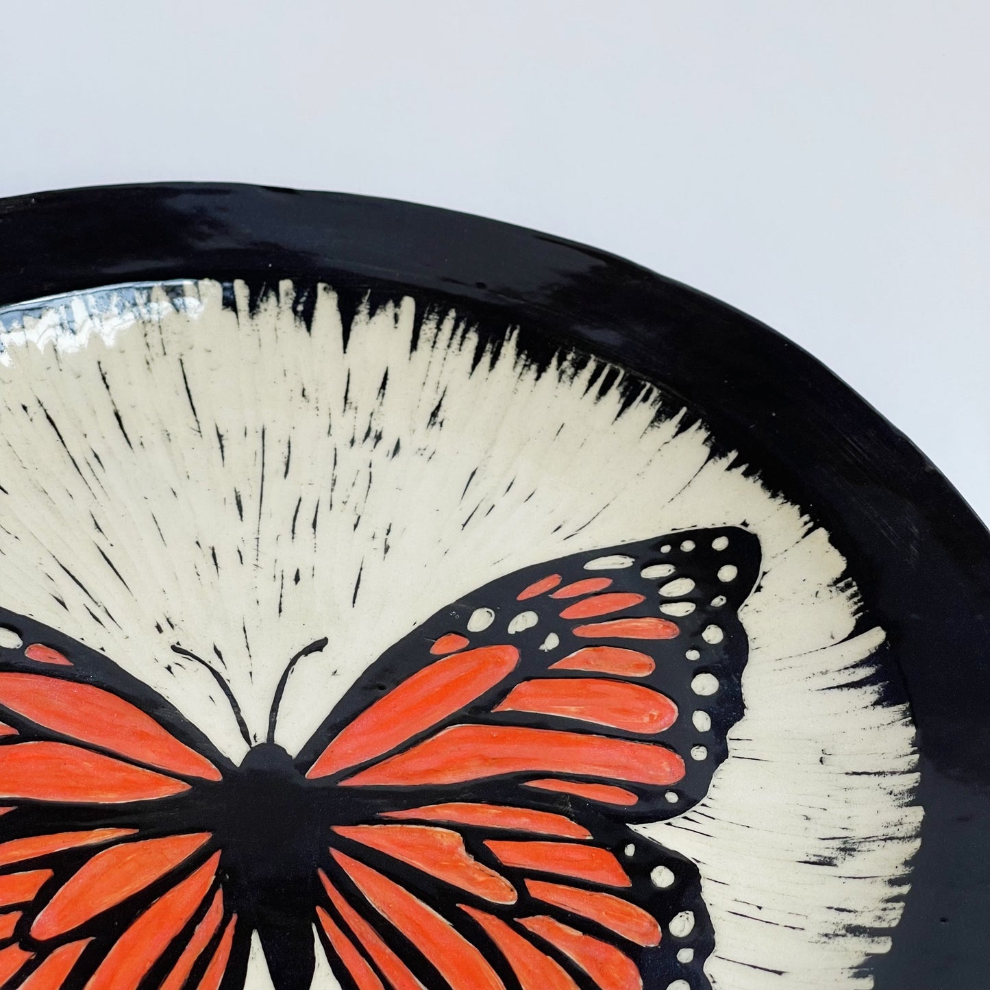 Monarch Platter | Cindy Walker Davidson