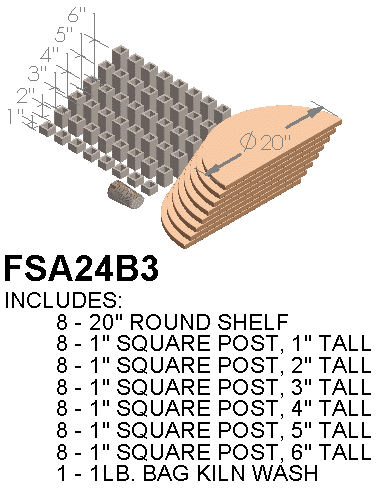 Paragon Furniture Shelf Kit for CT102329 Kilns