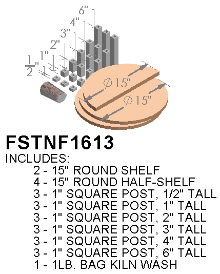 Paragon Furniture Shelf Kit for CT81713