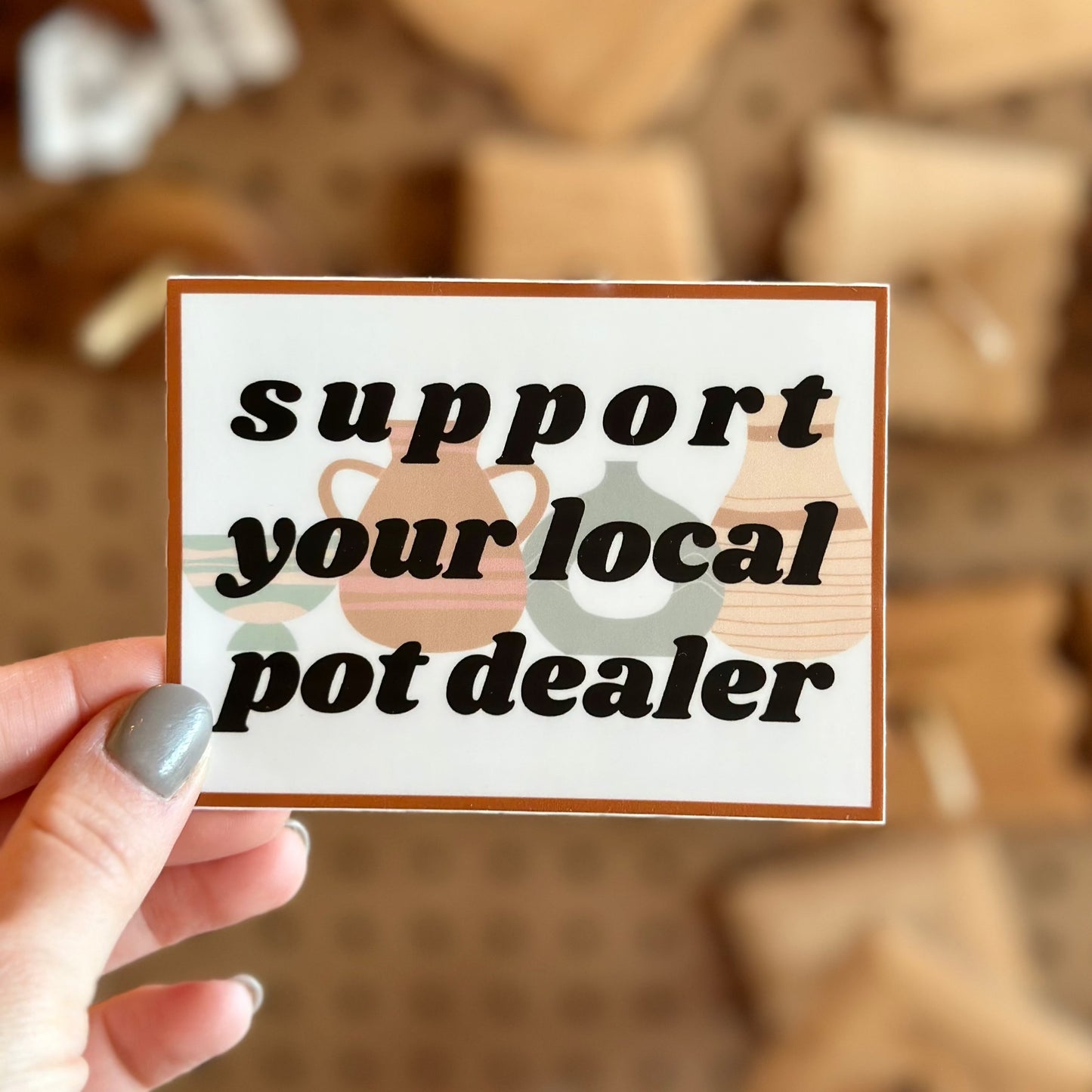Pot Dealer Sticker | Jennifer Schmidt