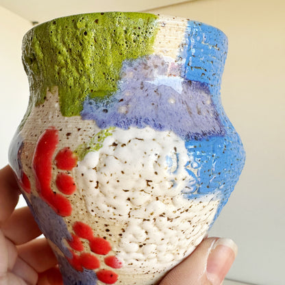 Funky Texture Cup Vase | Madeleine Schmidt