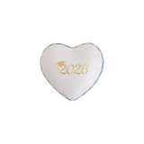 Class of 2026 Gold Monogrammed Heart Keepsake Box