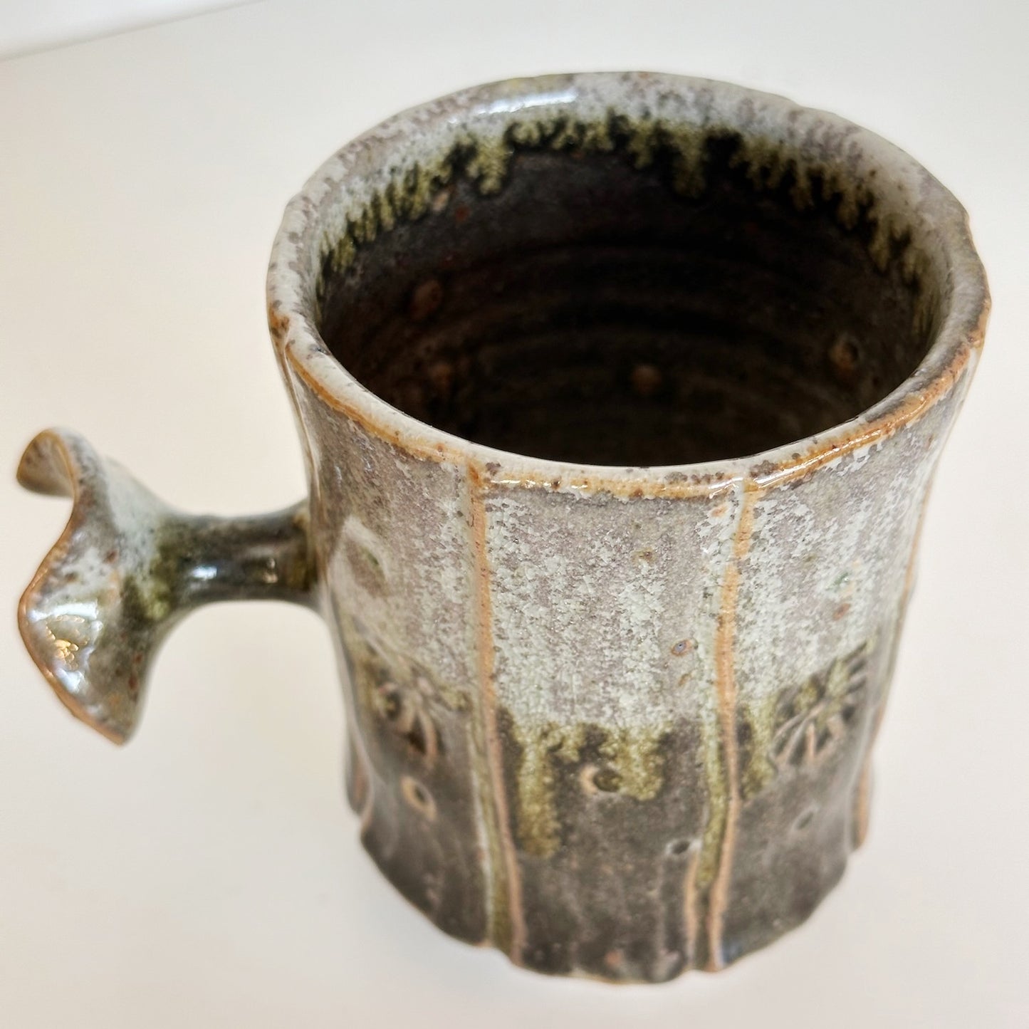 Gray & Charcoal Black Mug | Panther Pots by Ayden Krzmarzick