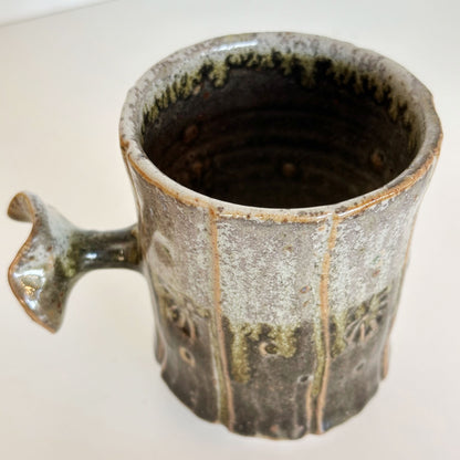 Green and Gray Mug | Panther Pots by Ayden Krzmarzick