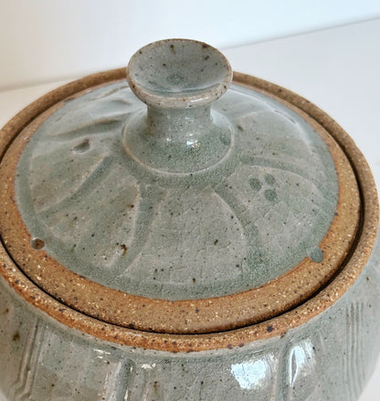 Gray Lidded Jars | Panther Pots by Ayden Krzmarzick