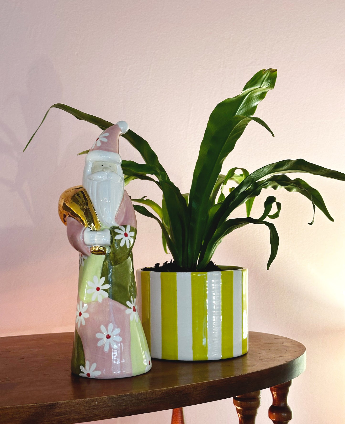 Big Top Stripes Handpoured Candle & Vase